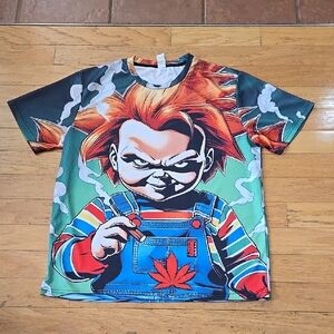 Horror Chucky SS T-Shirt Size XXL 3d Printed